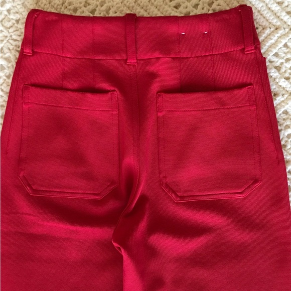Anthropologie Maeve The Colette Cropped Wide Leg Pants Knit Edition Sz 25 NWOT - Picture 7 of 15